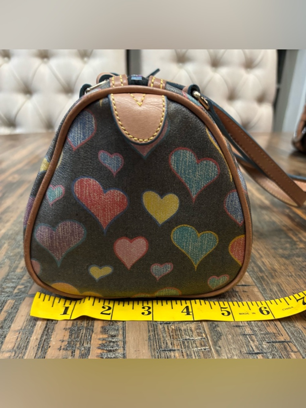 Dooney & Bourke Crayon Doodle Barrel Bag - Picture 8 of 16